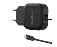 QOLTEC 17W | 5V | 3.4A | USB + USB typ C 50190 - 385371 - zdjęcie 1